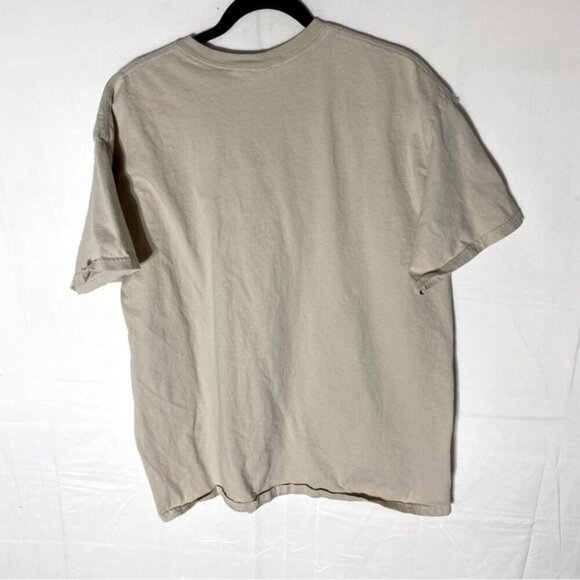 Vintage Gildan Beige Cotton Embroidered Fort Myers Florida T Shirt XL - Picture 13 of 14